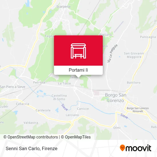 Mappa Senni San Carlo