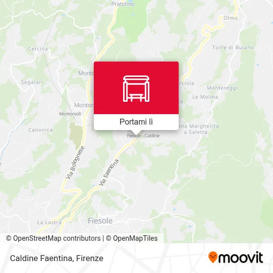 Mappa Caldine Faentina