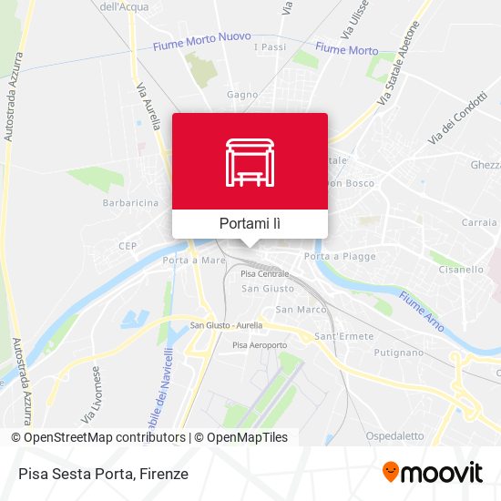 Mappa Pisa Sesta Porta