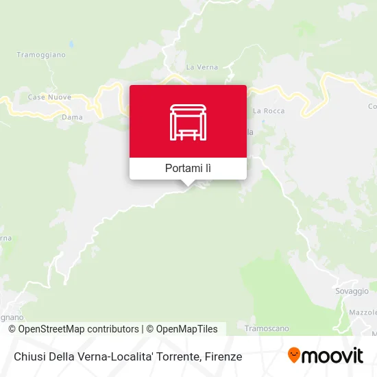 Mappa Chiusi Della Verna-Localita' Torrente