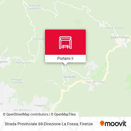 Mappa Strada Provinciale 68-Direzione La Fossa