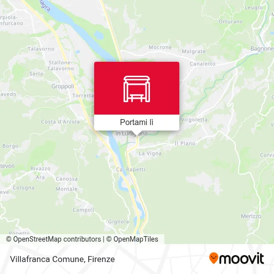 Mappa Villafranca Comune
