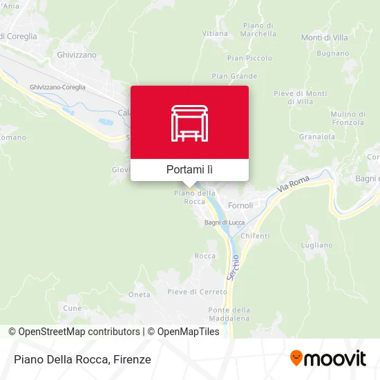 Mappa Piano Della Rocca
