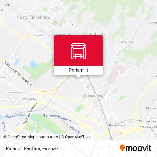 Mappa Ricasoli Fanfani