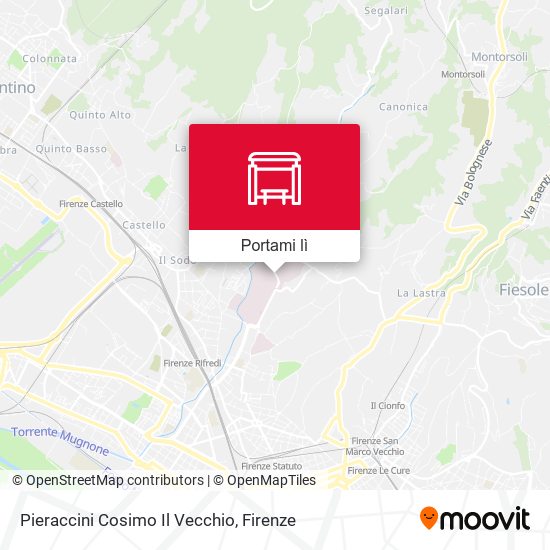 Mappa Pieraccini Cosimo Il Vecchio