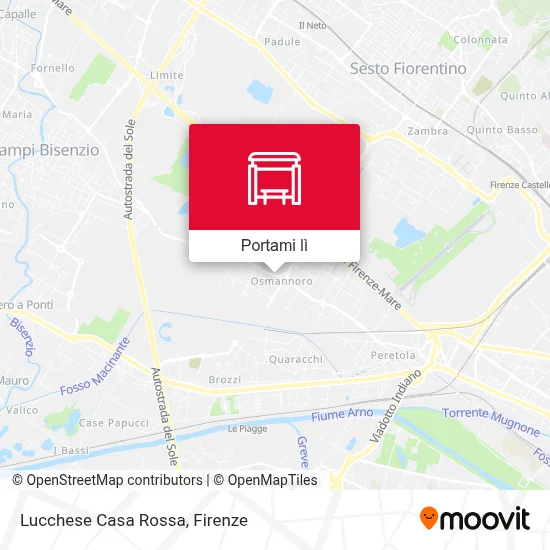 Mappa Lucchese Casa Rossa