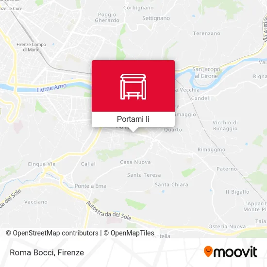 Mappa Roma Bocci