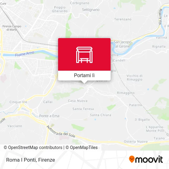 Mappa Roma I Ponti