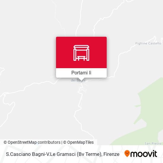 Mappa S.Casciano Bagni-V.Le Gramsci (Bv Terme)