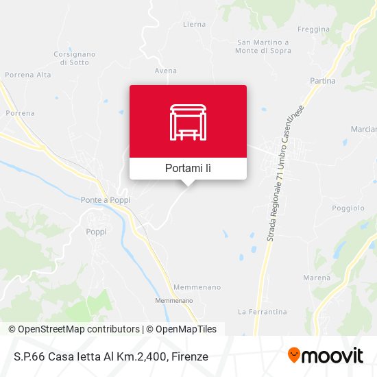 Mappa S.P.66 Casa Ietta Al Km.2,400