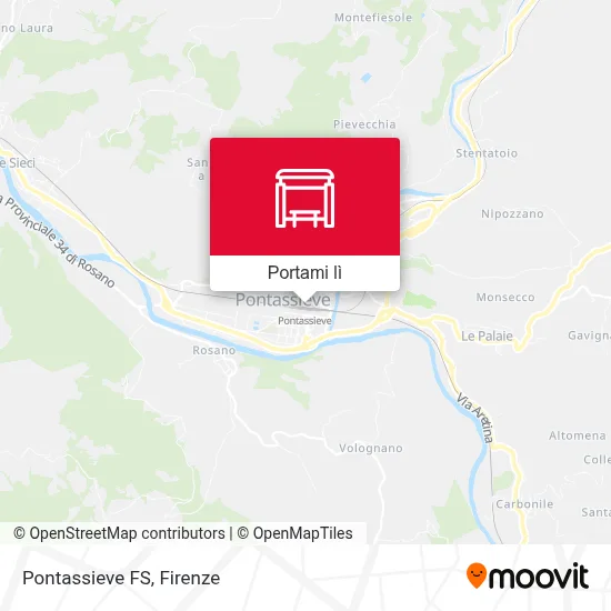 Mappa Pontassieve FS