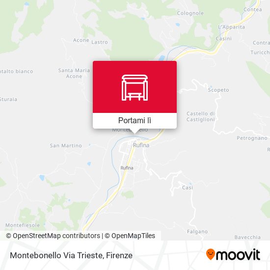 Mappa Montebonello Via Trieste