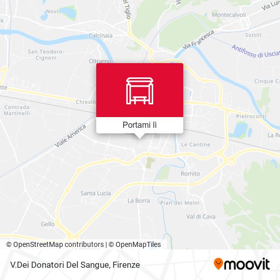 Mappa V.Dei Donatori Del Sangue