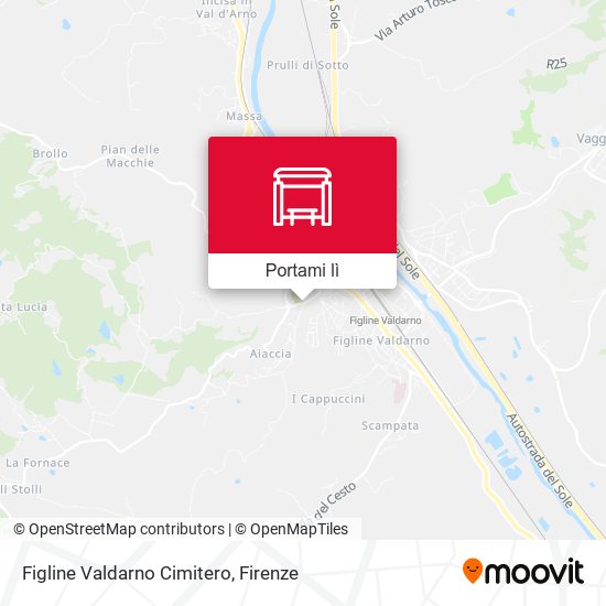 Mappa Figline Valdarno Cimitero