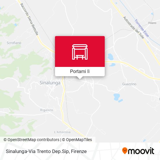 Mappa Sinalunga-Via Trento Dep.Sip