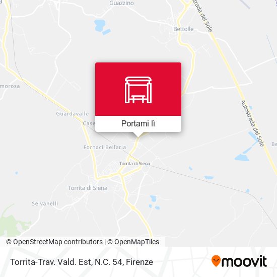 Mappa Torrita-Trav. Vald. Est, N.C. 54