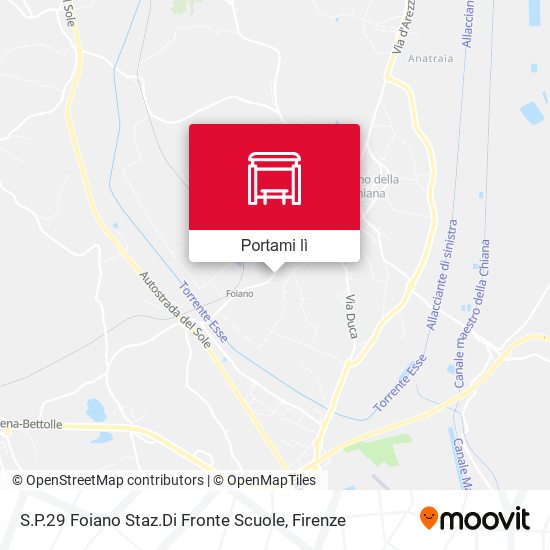 Mappa S.P.29 Foiano Staz.Di Fronte Scuole