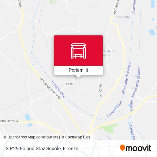 Mappa S.P.29 Foiano Staz.Scuole