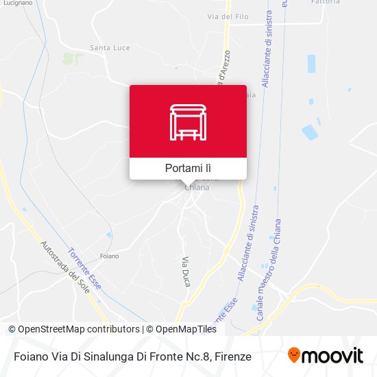 Mappa Foiano Via Di Sinalunga Di Fronte Nc.8