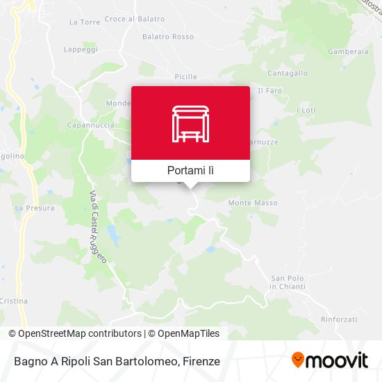 Mappa Bagno A Ripoli San Bartolomeo