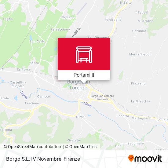 Mappa Borgo S.L. IV Novembre