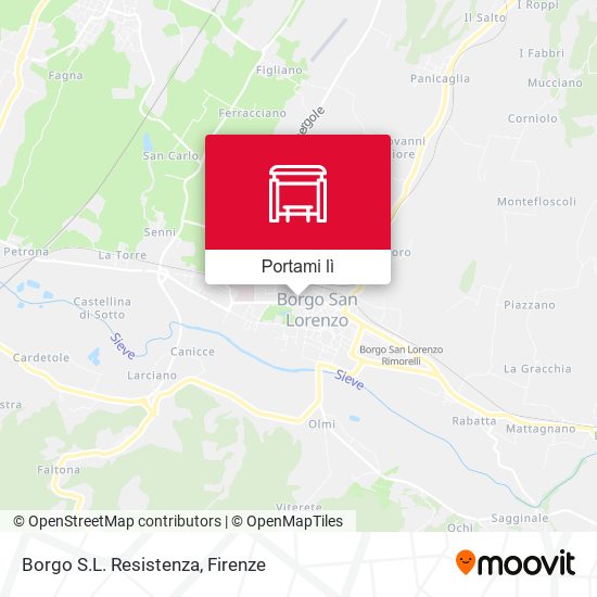 Mappa Borgo S.L. Resistenza