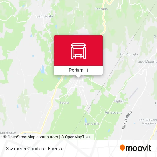 Mappa Scarperia Cimitero