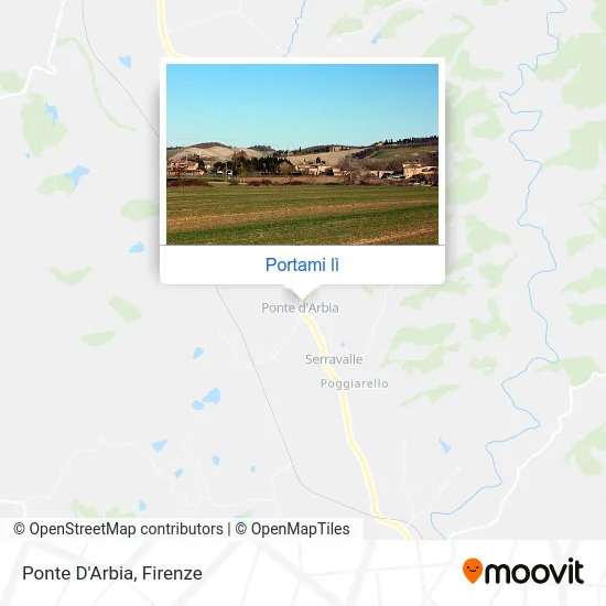 Mappa Ponte D'Arbia