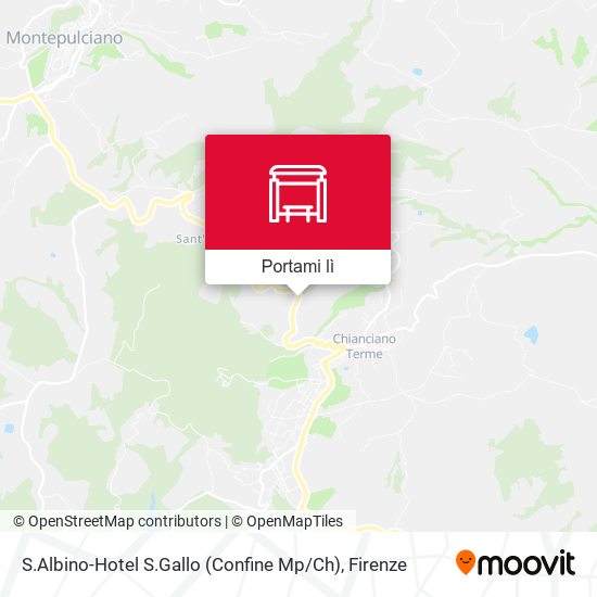 Mappa S.Albino-Hotel S.Gallo (Confine Mp / Ch)