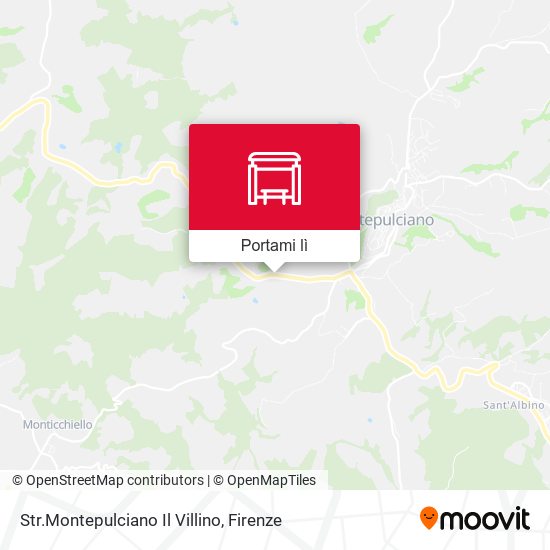 Mappa Str.Montepulciano Il Villino