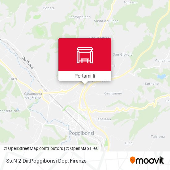 Mappa Ss.N 2 Dir.Poggibonsi Dop