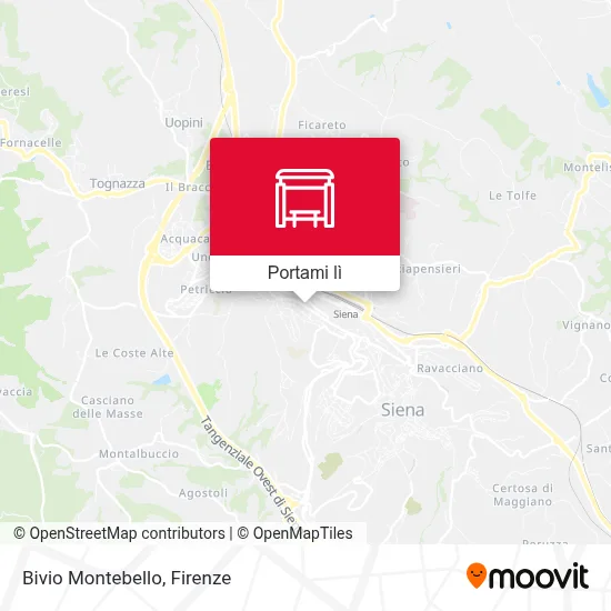 Mappa Bivio Montebello