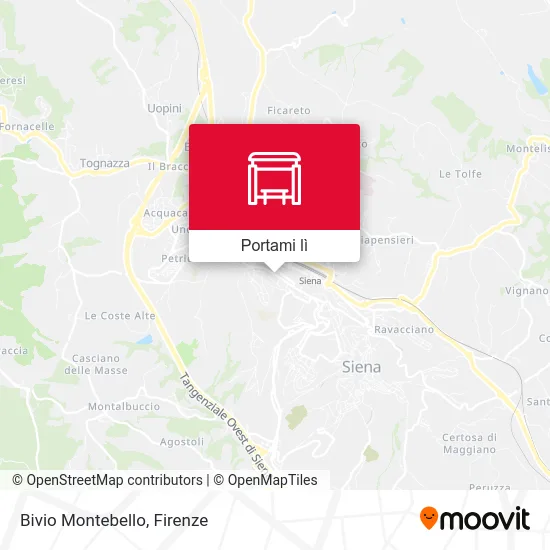 Mappa Bivio Montebello