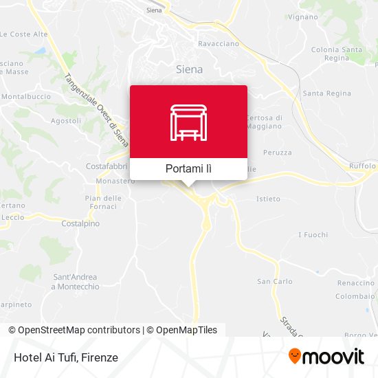 Mappa Hotel Ai Tufi