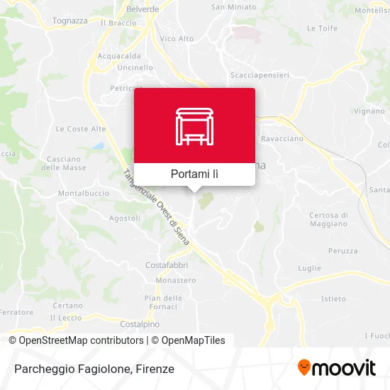 Mappa Parcheggio Fagiolone