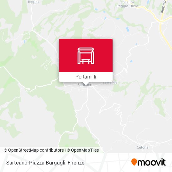 Mappa Sarteano-Piazza Bargagli