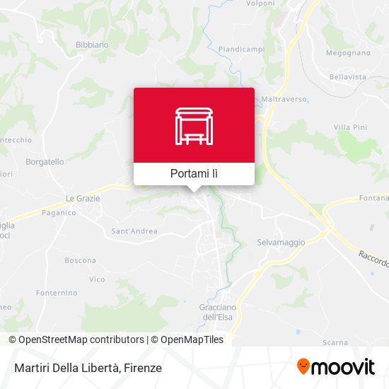 Mappa Martiri Della Libertà
