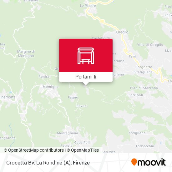 Mappa Crocetta Bv. La Rondine (A)