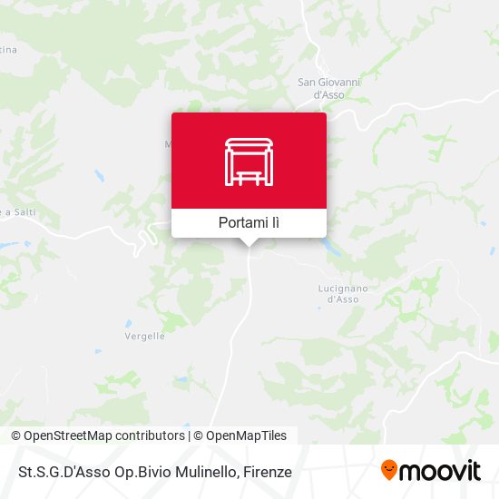 Mappa St.S.G.D'Asso Op.Bivio Mulinello