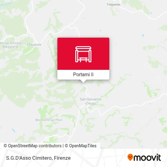 Mappa S.G.D'Asso Cimitero