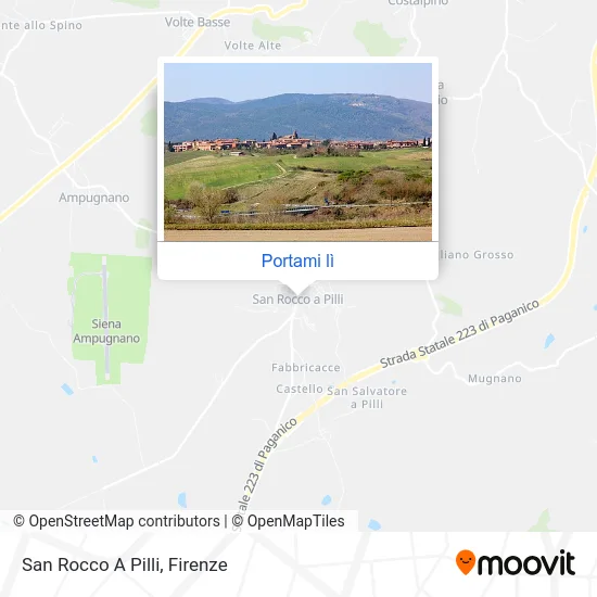 Mappa San Rocco A Pilli