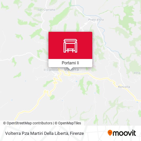 Mappa Volterra P.za Martiri Della Libertà