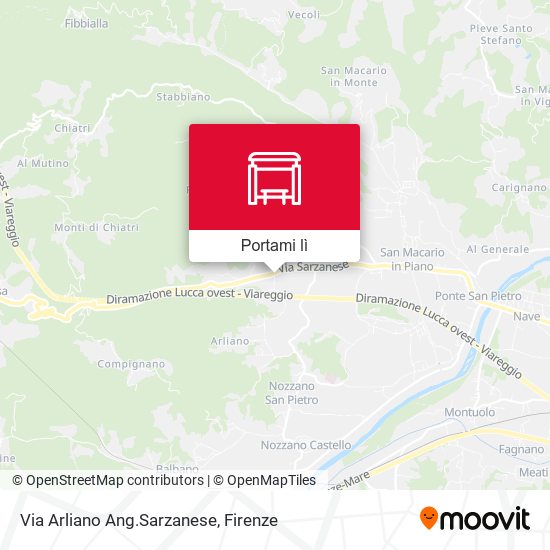 Mappa Via Arliano Ang.Sarzanese