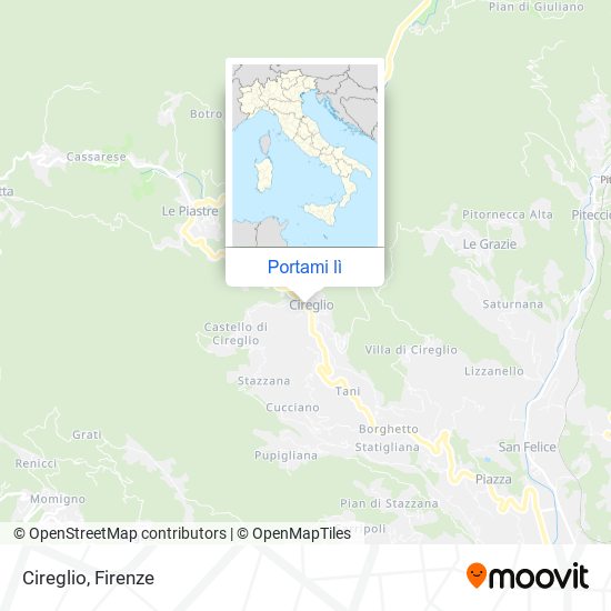 Mappa Cireglio