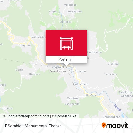 Mappa P.Serchio - Monumento