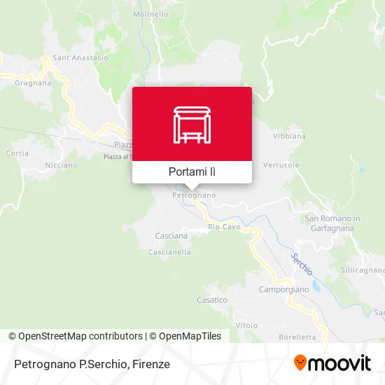 Mappa Petrognano P.Serchio
