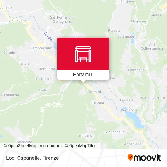 Mappa Loc. Capanelle