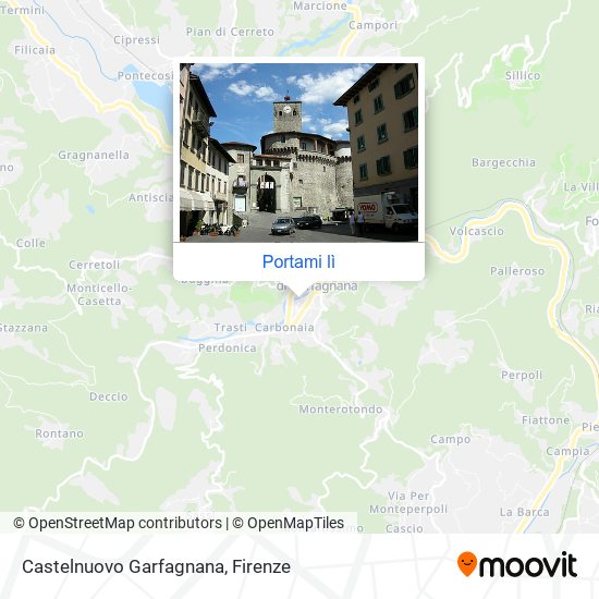 Mappa Castelnuovo Garfagnana