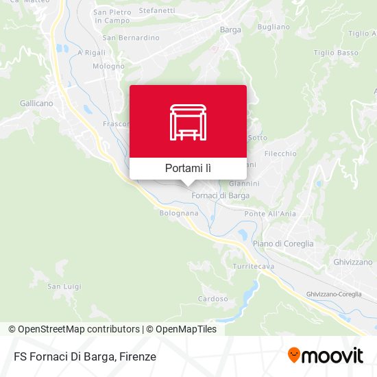 Mappa FS Fornaci Di Barga