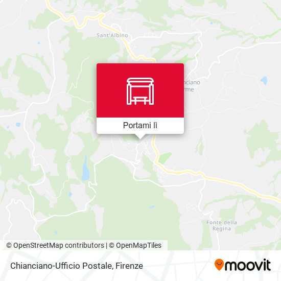 Mappa Chianciano-Ufficio Postale